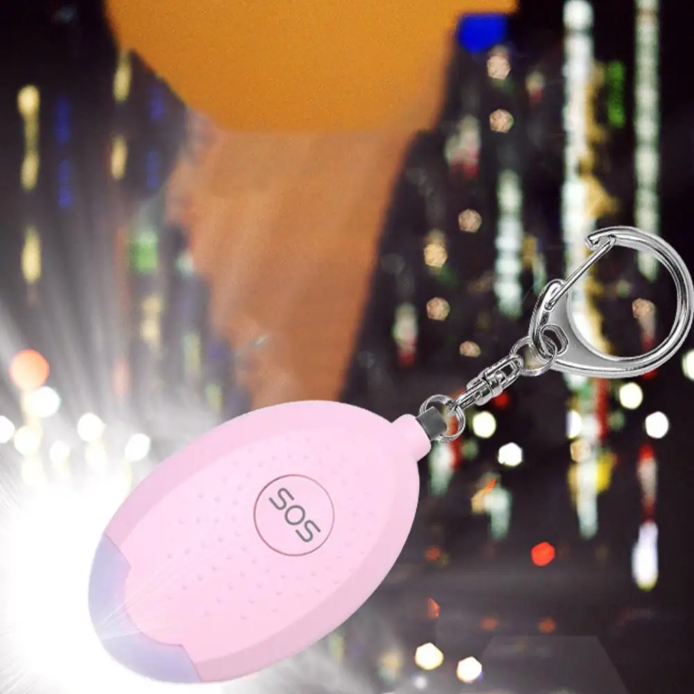 

Alarm 130dB Girl Women Security Protect Personal Loud Alarm Scream Emergency Safety Keychain Alert N3U9