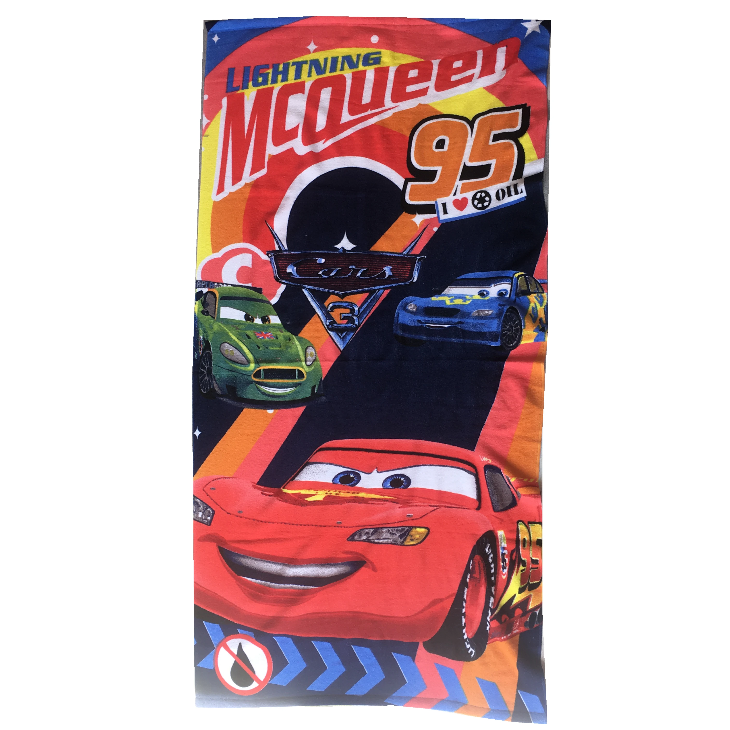 Disney Mc queen Cars, домашние банные и пляжные полотенца, одеяло для мальчиков и девочек, одежда для плавания, мочалка, полиэстер, 70x140 см