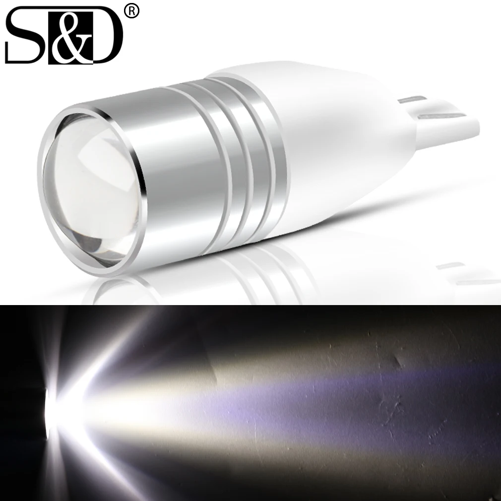 

1Pc Super Bright Canbus T15 W16W Led Bulb 912 921 Car Backup Reverse Lights Stop Light Xenon White 12V