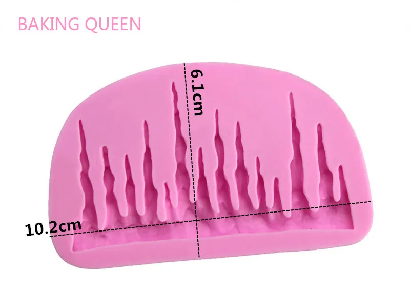 Выпечки королевы Нежный Кристалл столб алмаз Айсберг силиконовые помадные формы