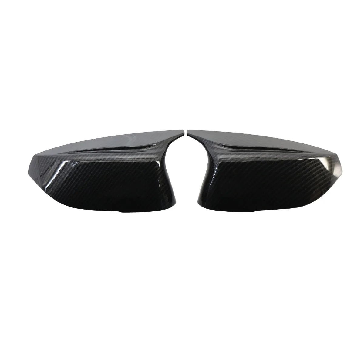 

Pair LH&RH Mirror Cover Carbon Fiber Style For Infiniti Q50 Q60 QX30 Q70 2014-