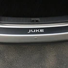 Автомобильные наклейки, автомобильная защита на задний багажник, карбоновая наклейка для Nissan Juke, защитная пленка на задний бампер, аксессуары для отделки царапин