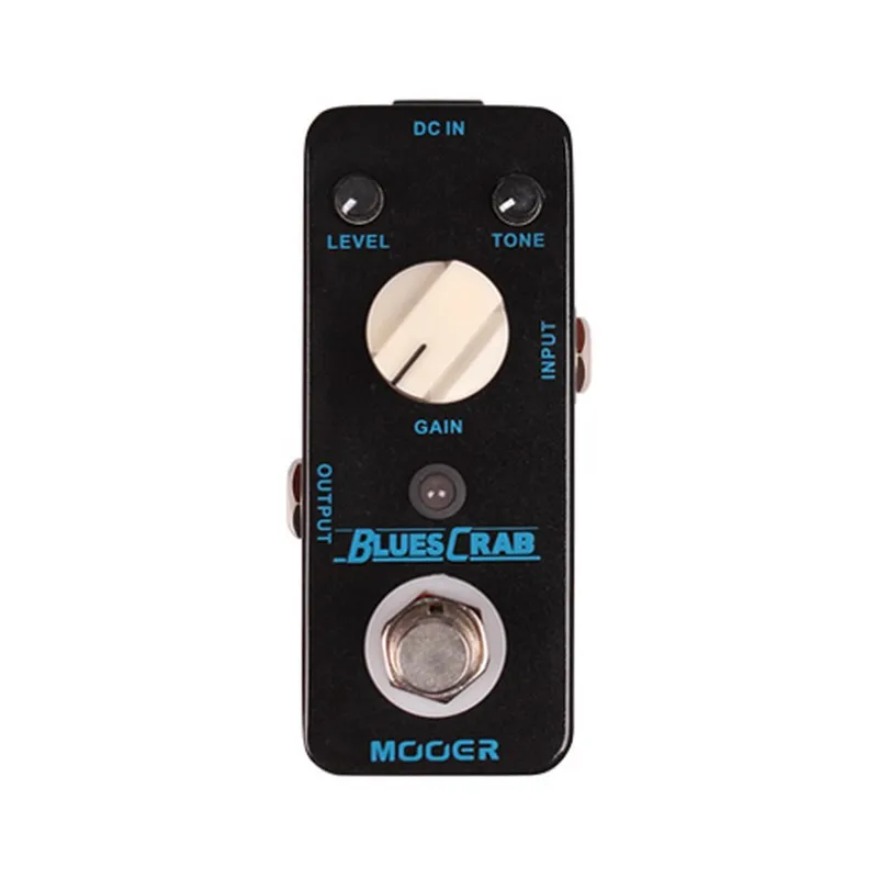 MOOER BLUES CRAB Blues педаль для гитарного эффекта овердрайв True Bypass электрогитара педали полностью металлический корпус аксессуары для гитары