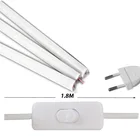 2-10 шт.лот 200-240 В переменного тока 50 см 20 дюймов светодиодная подсветка под столешницу, 6 Вт кухонный шкаф Celing угловая Соединительная жесткая полоса