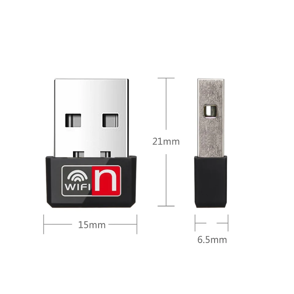 Внешний USB WiFi адаптер мини 150 Мбит/с Wi-Fi приемник для ПК Ethernet модем 2 4G сетевая карта