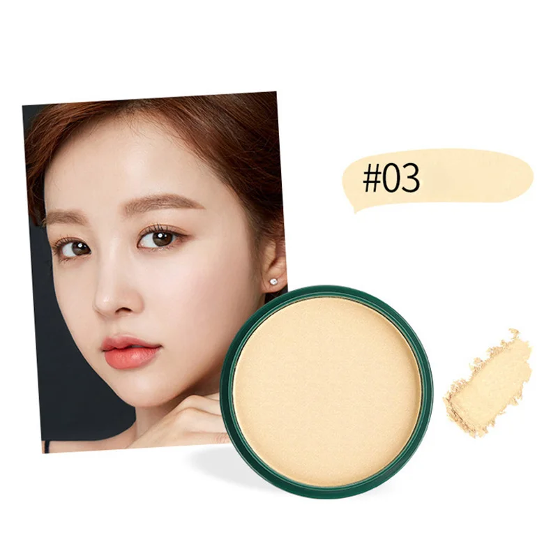 Хит 1 шт. прессованная пудра с морскими водорослями консилер для лица контроль