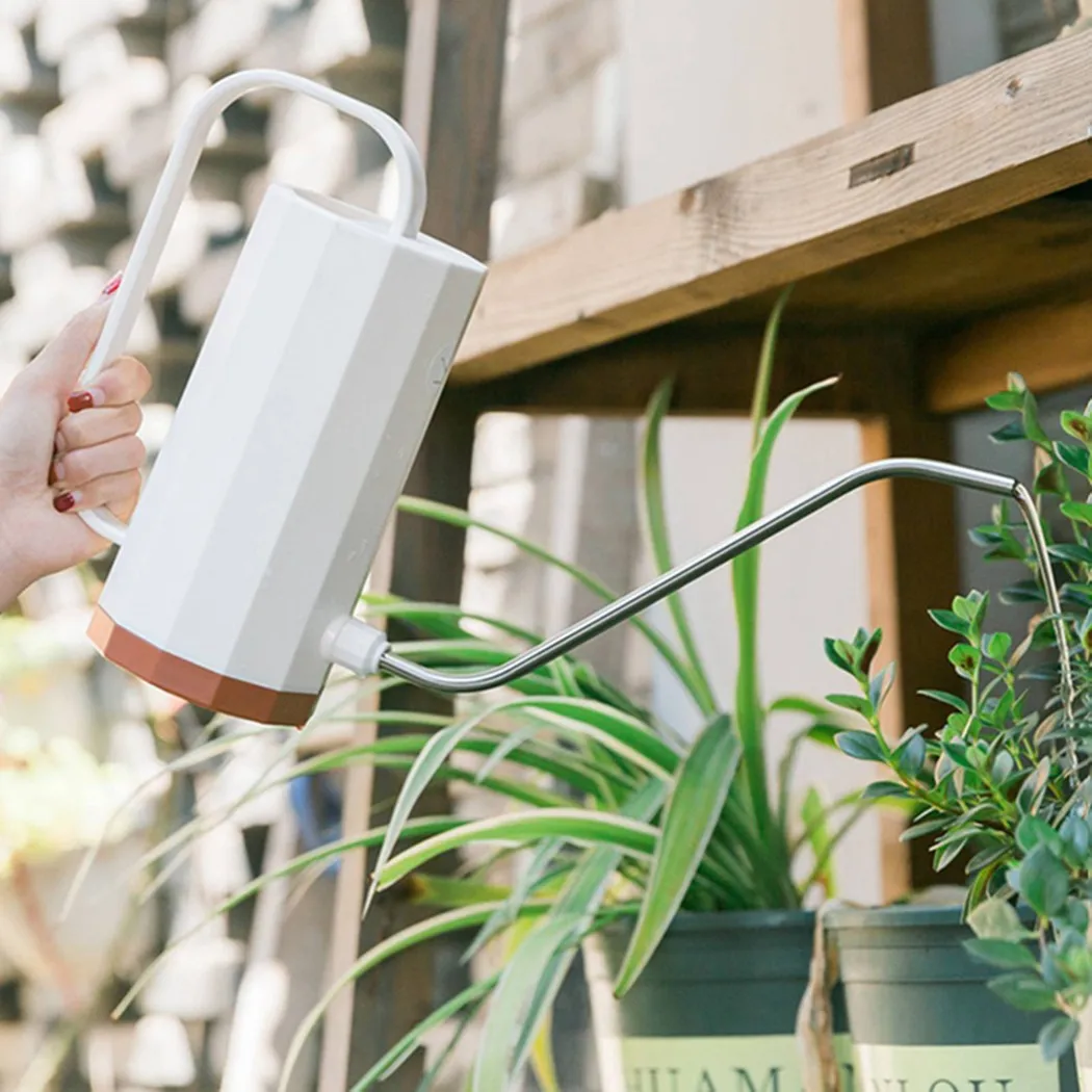 

1.2L Gardening Accessories Tool Irrigation Long Mouth PP+Stainless Steel