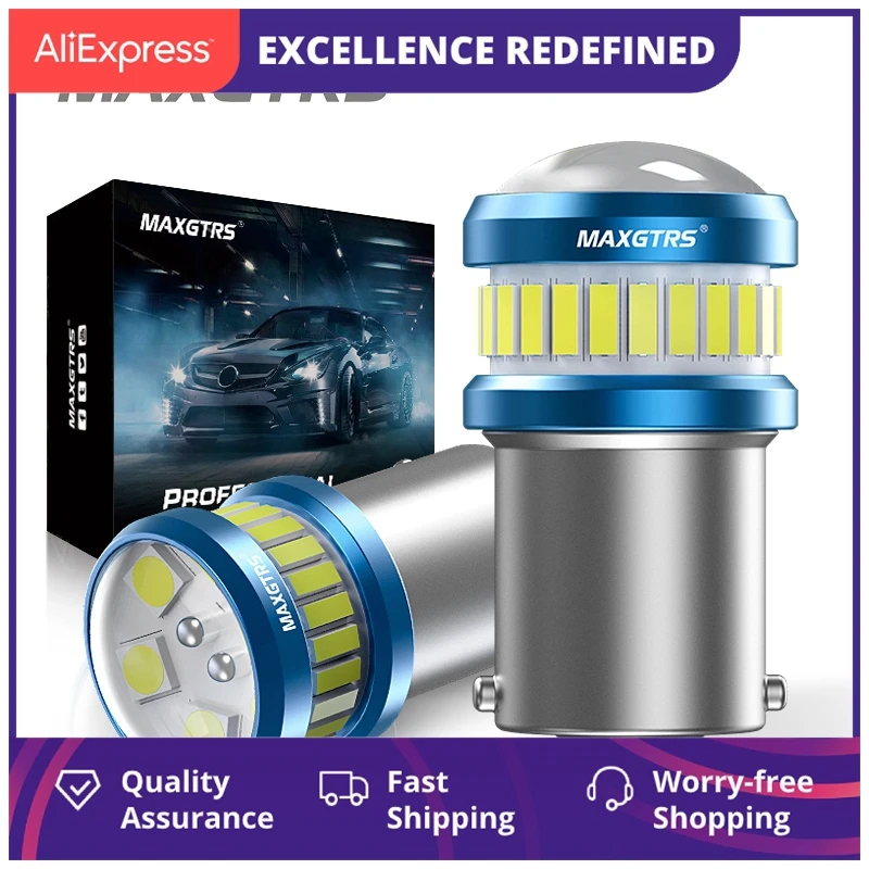 

2 шт., светодиодные лампы Ba15s P21w S25 1156 7440 W21w T20 4014 3030