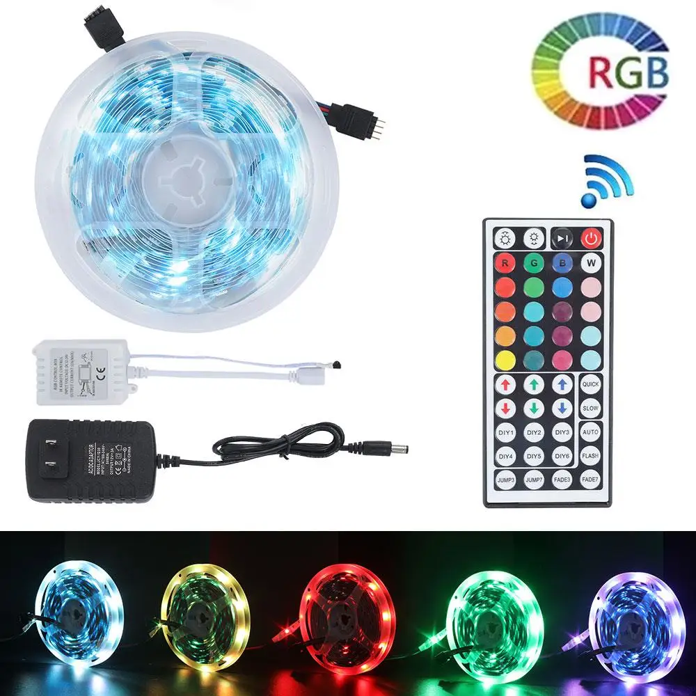 

LED Strip 44 Keys Night Lamp Multi Color 5050 Flexible Backlight LED String Durable Light Strip Kitchen Waterproof
