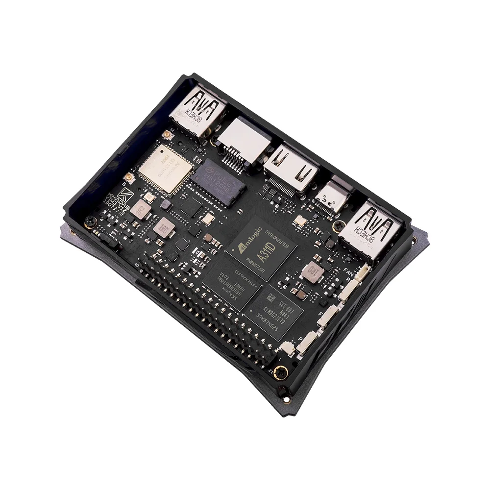 Одноплатный компьютер Khadas VIM3 Amlogic A311D с 5 0 топами NPU AI tensorflow x4 Cortex-A73 x2 A53 Cores SBC android
