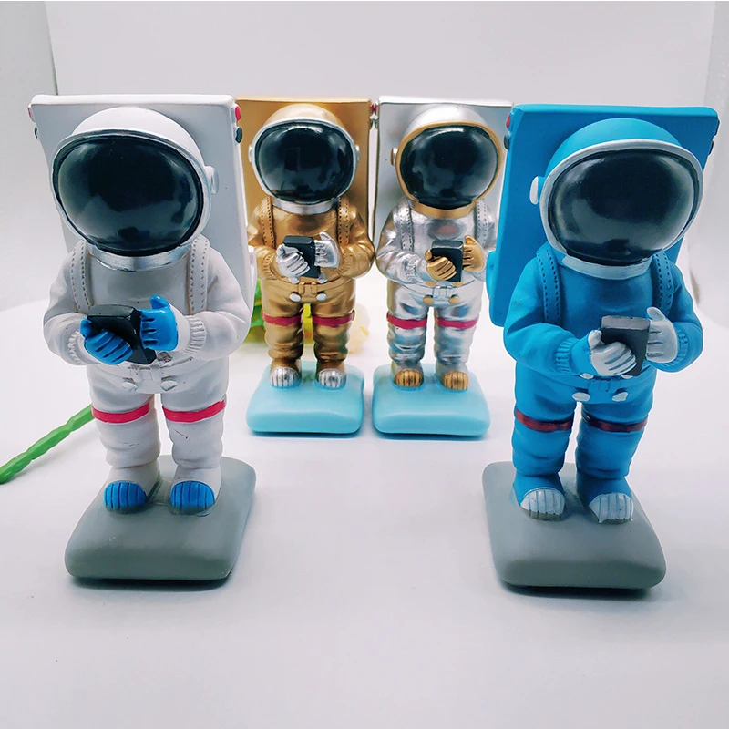 mobile smart phones holder support desk decor for iphone xiaomi huawei samsung classic astronaut spaceman mobile phone bracket free global shipping
