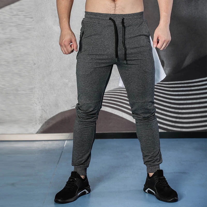 

2021 Men camouflage Pants Fitness Casual Elastic Pants Bodybuilding Clothing Casual Sweatpants Joggers Pants Zip pocket