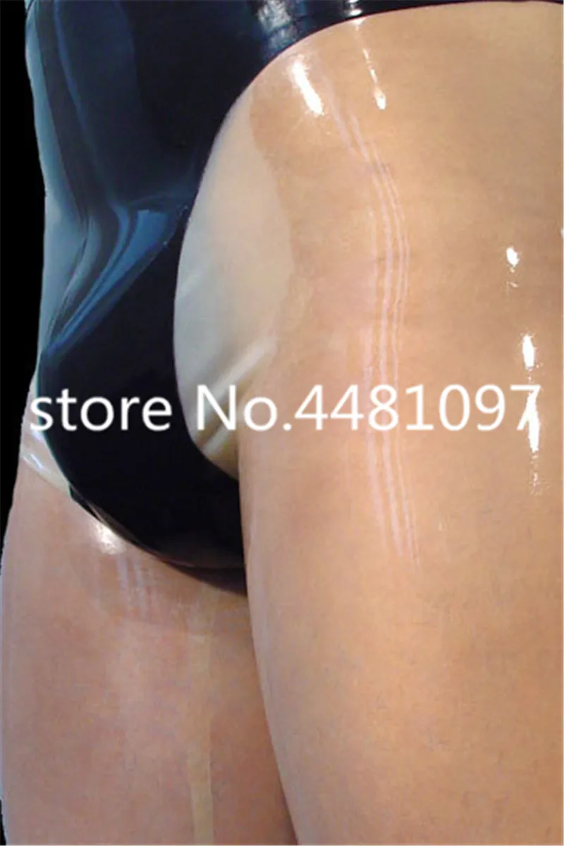 Сексуальный латексный Для Мужчин's Экзотические штаны короткие латекса плотно