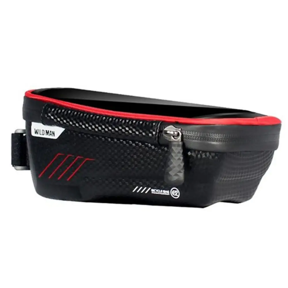 

Rainproof Bicycle Bag Frame Front Top Tube Cycling Bag 6.5in Phone Case Touchscreen Bag MTB Bike Accessories