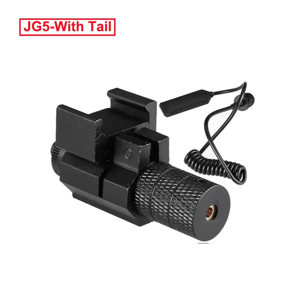 Тактический лазерный прицел с красной точкой мини Красный переключателем хвоста