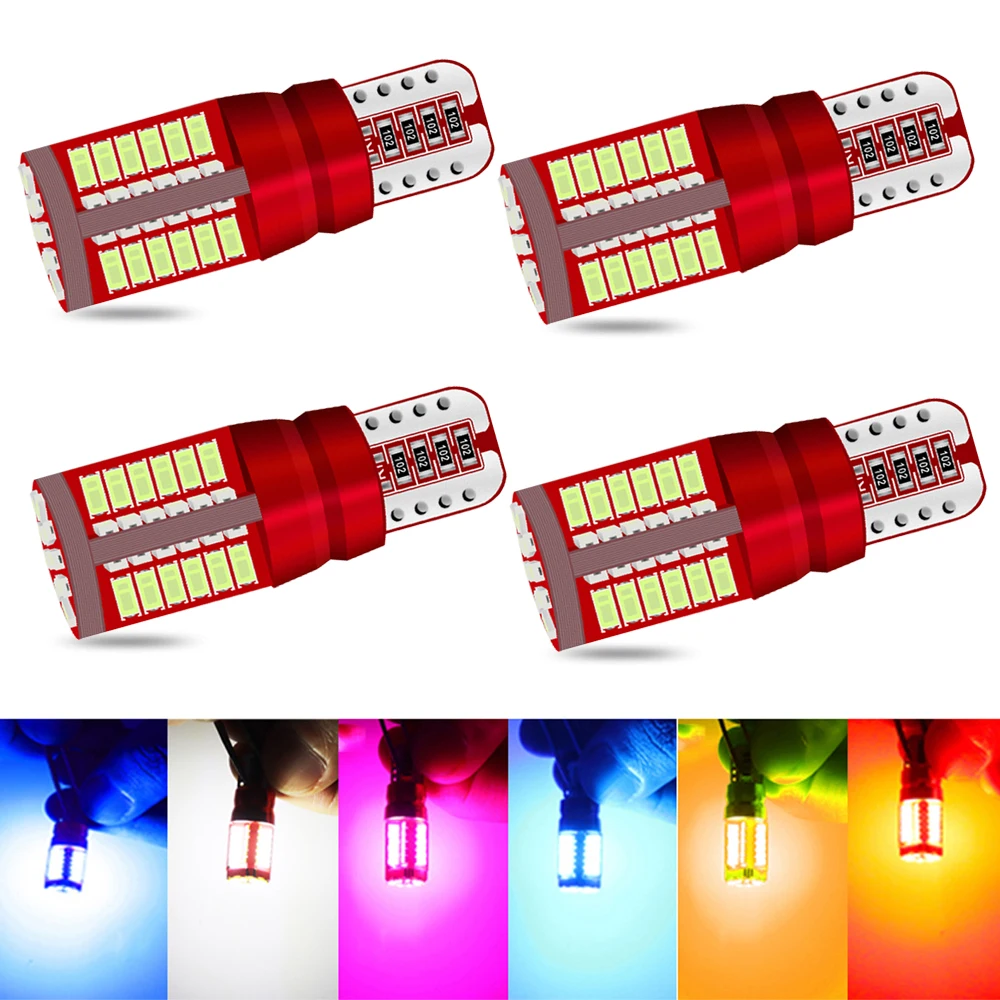 

Новинка 2022, светодиодная лампа Canbus T10 W5W 3014 SMD, высокая яркость 194 168, лампа для освещения автомобиля, 12 В, 6000k
