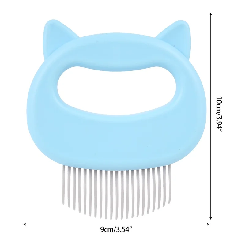 

Pet Massage Brush Shell Shaped Handle Pet Grooming Massage Tool To Remove Loose Hairs Only For Cats Kitten Animal Cleaning Comb