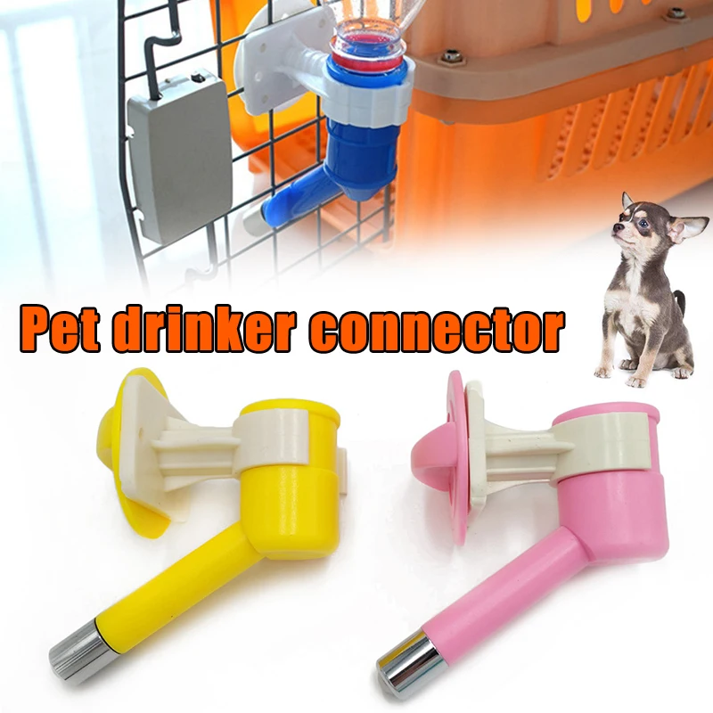 

Pet Drinking Feeder Hanging Leak-proof Nozzle Pet Cat Dog Water Dispenser for Fountain Bottle uacr Feeding & Watering Supplies