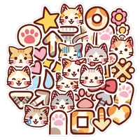 1040pcs kawaii cat kitty girl graffiti stickers diy skateboard fridge laptop motorcycle luggage classic sticker for kid toy