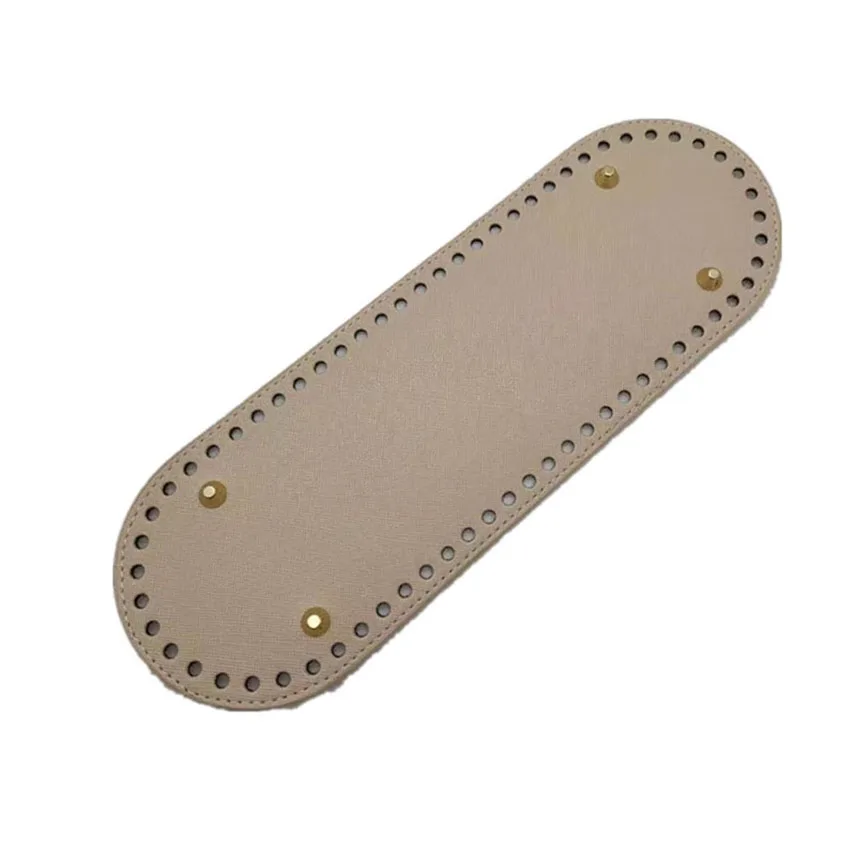 Овальная кожаная сумка сделай сам сменная нижняя часть для сумки Длинная вязаная