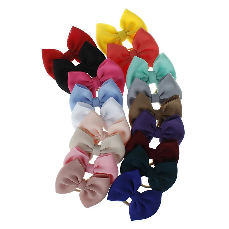 

Fashion New Children Cute Headbands Big Bow Lovely Hairband Cloth Kids Girls Hair Accessories Soft Elastic Hair band