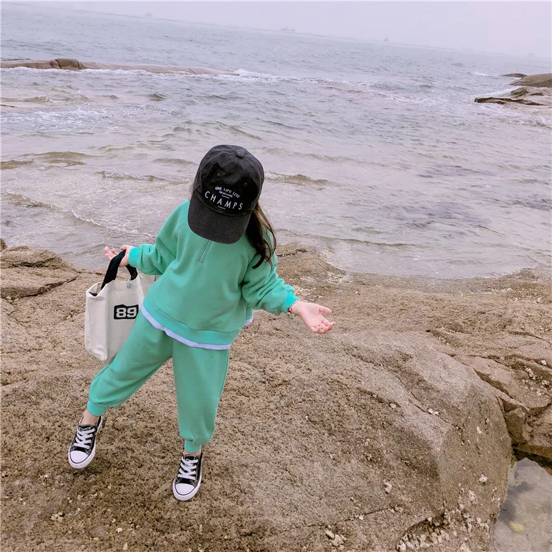 2019 Новое поступление осенних комплектов одежды в Корейском стиле повседневное