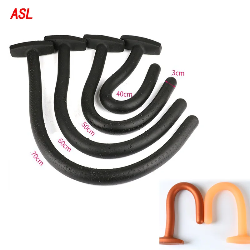 SM супер длинный Силиконовый анальный Анальная пробка экспандер фаллоимитатор