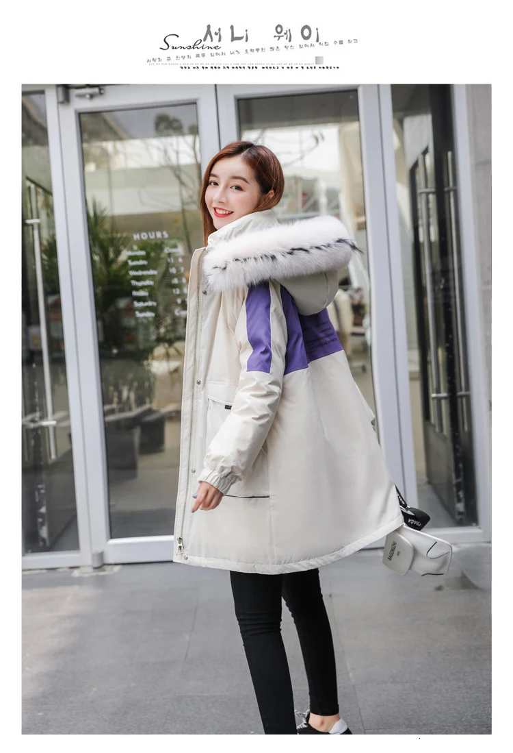 Loose Korean Winter Down Coat Women Puffer Long Female Warm Autumn Hooded Jacket For Girl Parka Feminina Coats Duck Outerwear