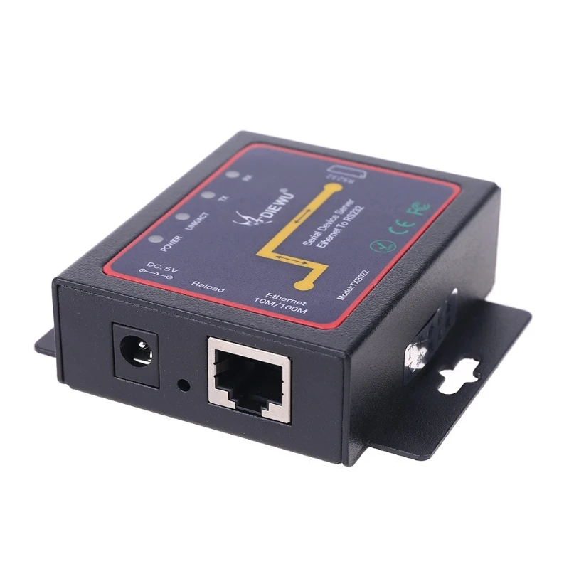 Последовательный Серверный модуль DB9 RJ45 в RS232 Ethernet TCP/IP конвертер связи с