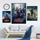 Постер супергероев фильма Marvel Мстители печать HD Картина на холсте настенные картины современная спальня гостиная домашний декор роспись