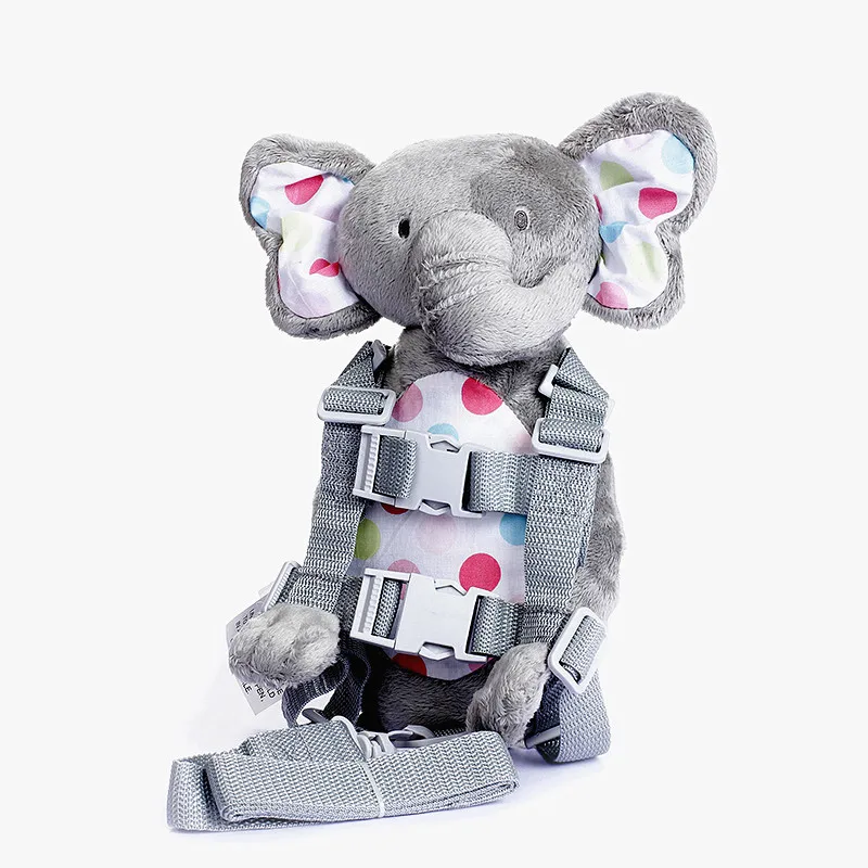 2 в 1 упряжь Бадди слон Детская безопасность животное игрушка рюкзаки Bebe ходьба