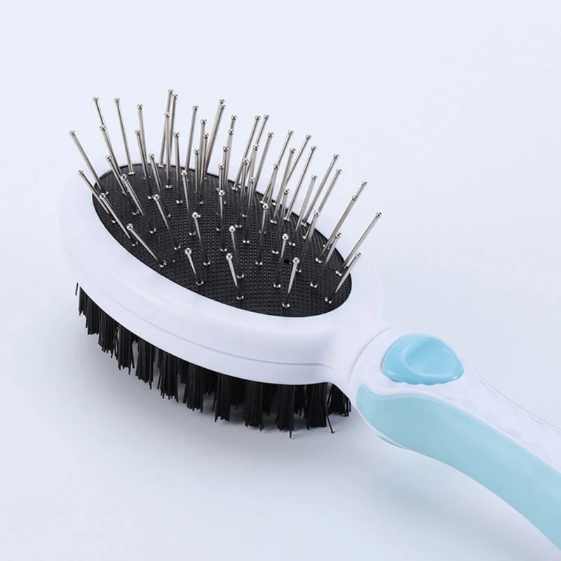 

Hair Removal Comb for Dogs Cat Pet Double Sided Massage Comb Pet Fur Trimming Dematting Deshedding Brush Dog Grooming Tools
