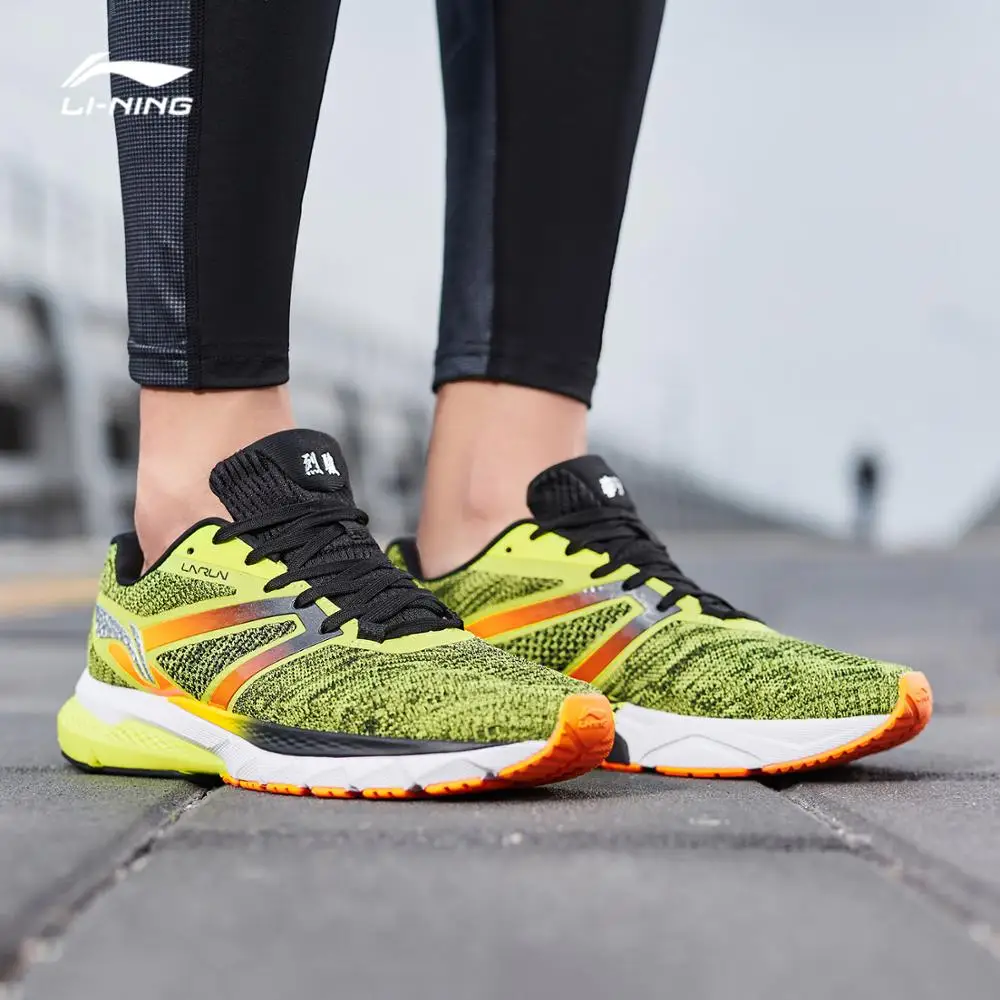 Li-Ning/мужские беговые кроссовки FURIOUS RIDER, дышащие кроссовки с подкладкой из монопряжи, устойчивые спортивные кроссовки ARZN003 SAMJ18