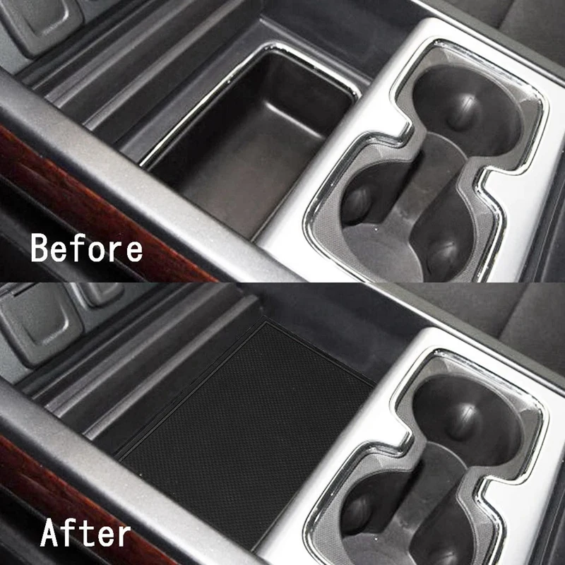 Скрытый отсек крышка центральная консоль Органайзер лоток Противоскользящий