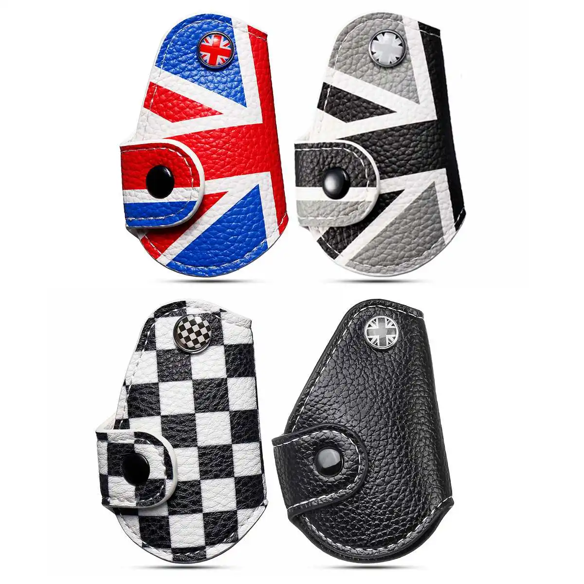 Для Mini Cooper R56 R55 R57 R60 R61 1 шт. 4 цвета кожаный чехол для ключей держатель аксессуары