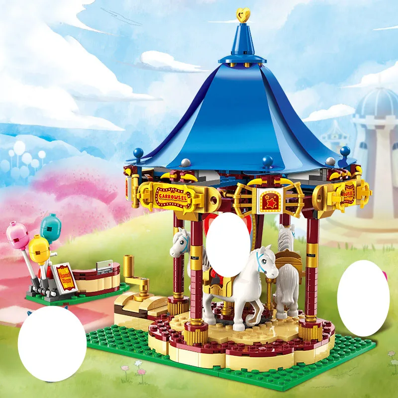 Новые подарки для девочек с героями мультфильмов Али город карусель игровая