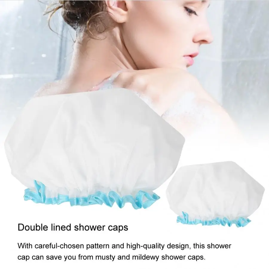 Фен для волос взрослых двухслойная водонепроницаемая шапочка душа утолщенная