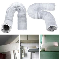 150mm 6 inch ventilator pipe pvc aluminum tube air ventilation pipe hose flexible air conditioner exhaust duct air system vent