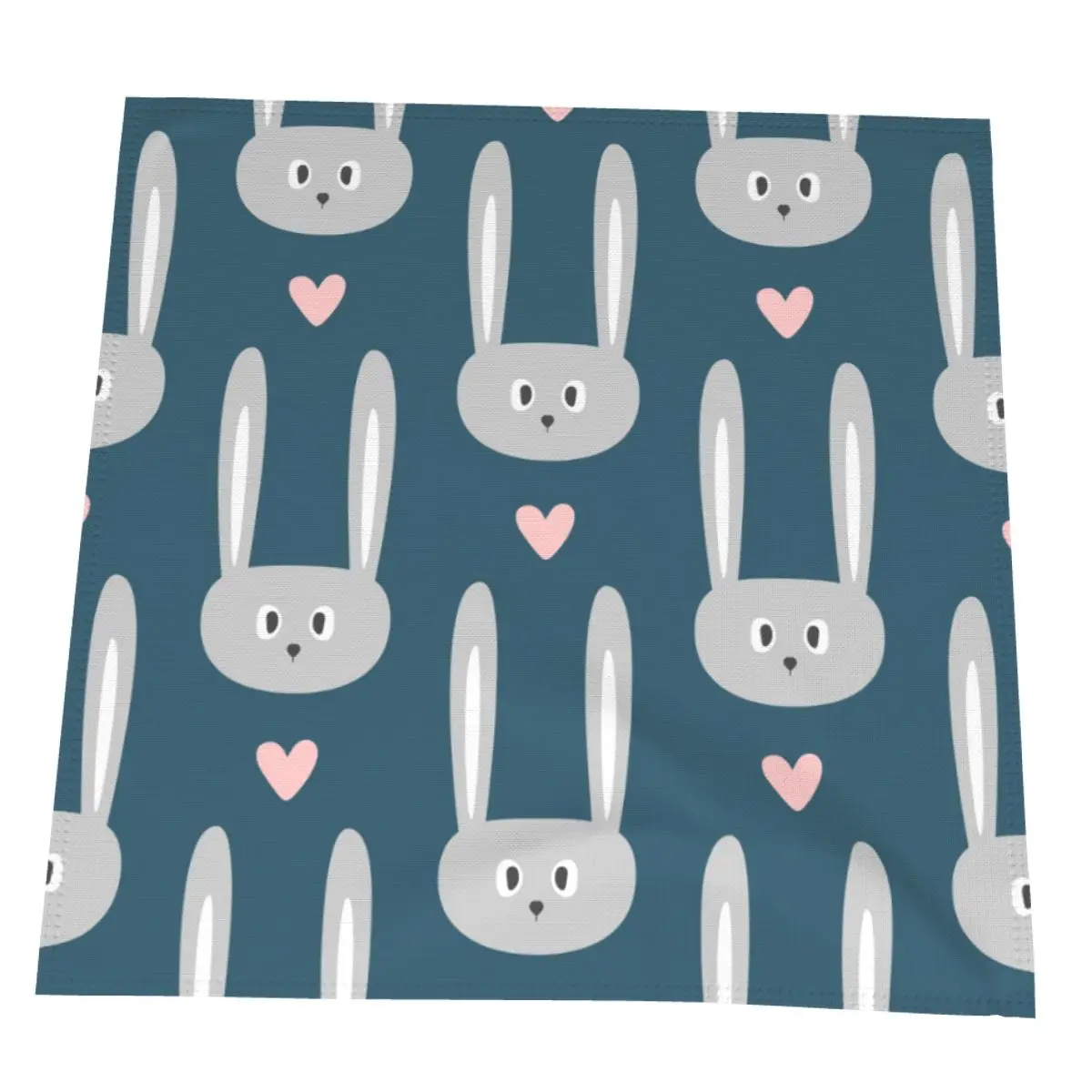 

Dinner Napkins Cute Rabbits Polyester Reusable Napkins for Holiday Dinners Weddings Cocktail Parties 50cm Napkins