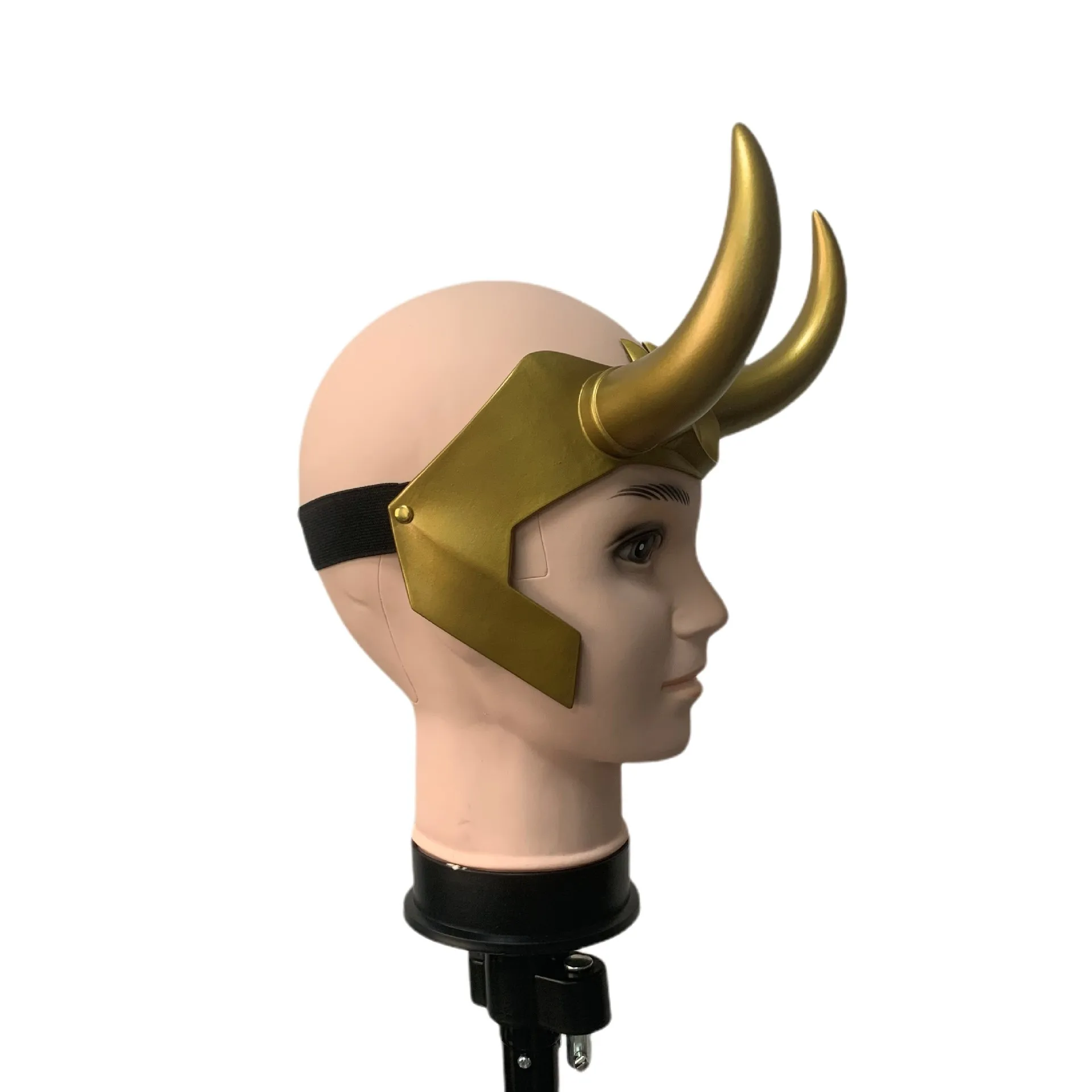 Парик для косплея Loki из черных синтетических волос Хэллоуина ролевых игр