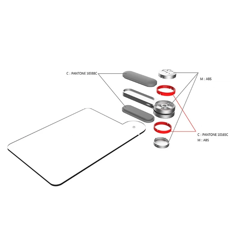 Портативная бескаркасная Оптическая лупа портативное легкое прямоугольное