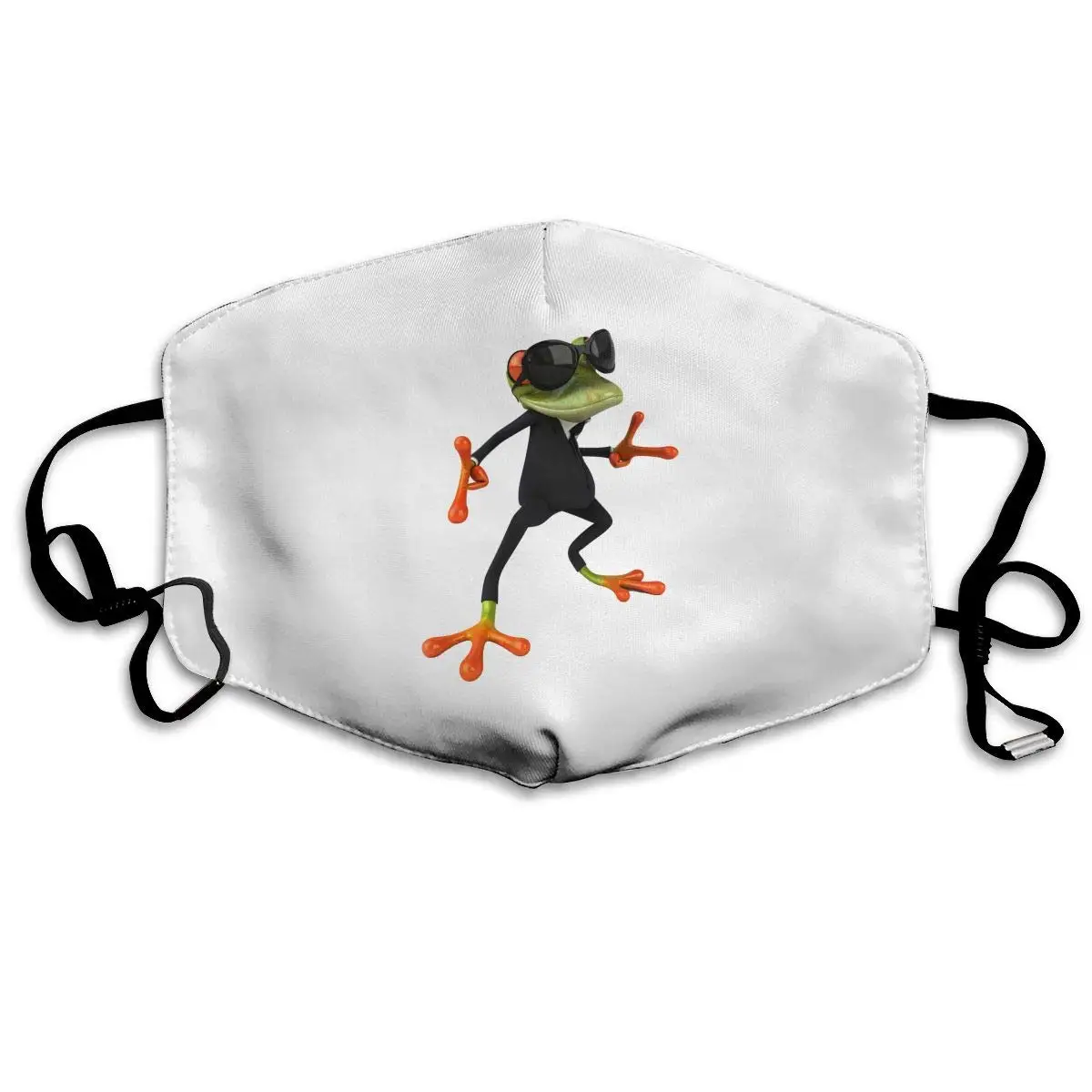 

Mouth Mask Funny Frog Print Masks - Breathable Adjustable Windproof Mouth-Muffle, Camping Running for Women and Men