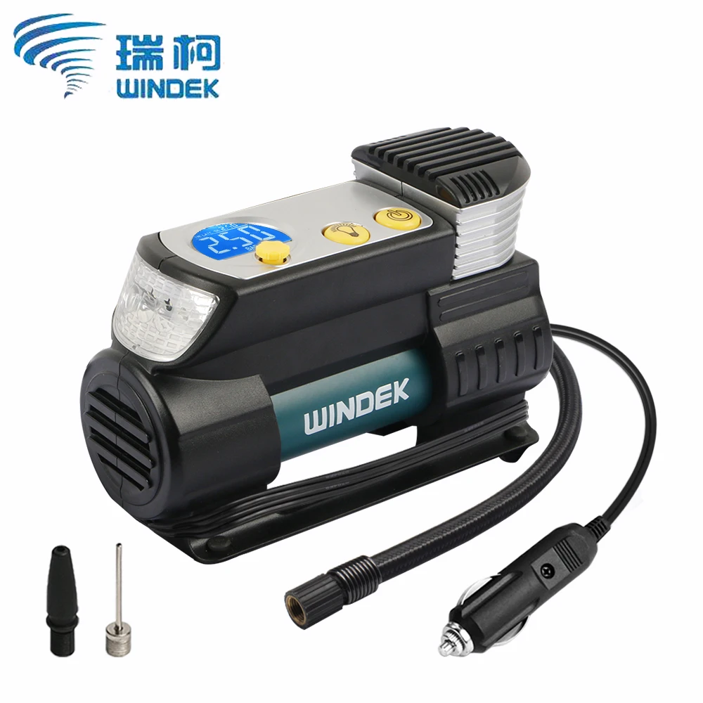 WINDEK цифровой автомобильный насос для шин автомобильный компрессор 12V Супер Быстрый Насос автомобильный воздушный компрессор для автомобиля шины для внедорожника