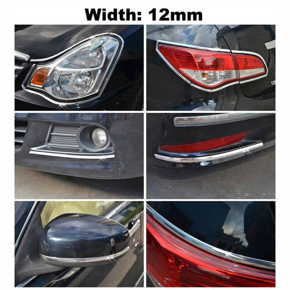Серебряная Автомобильная декоративная лента из ПВХ запчасти для замены