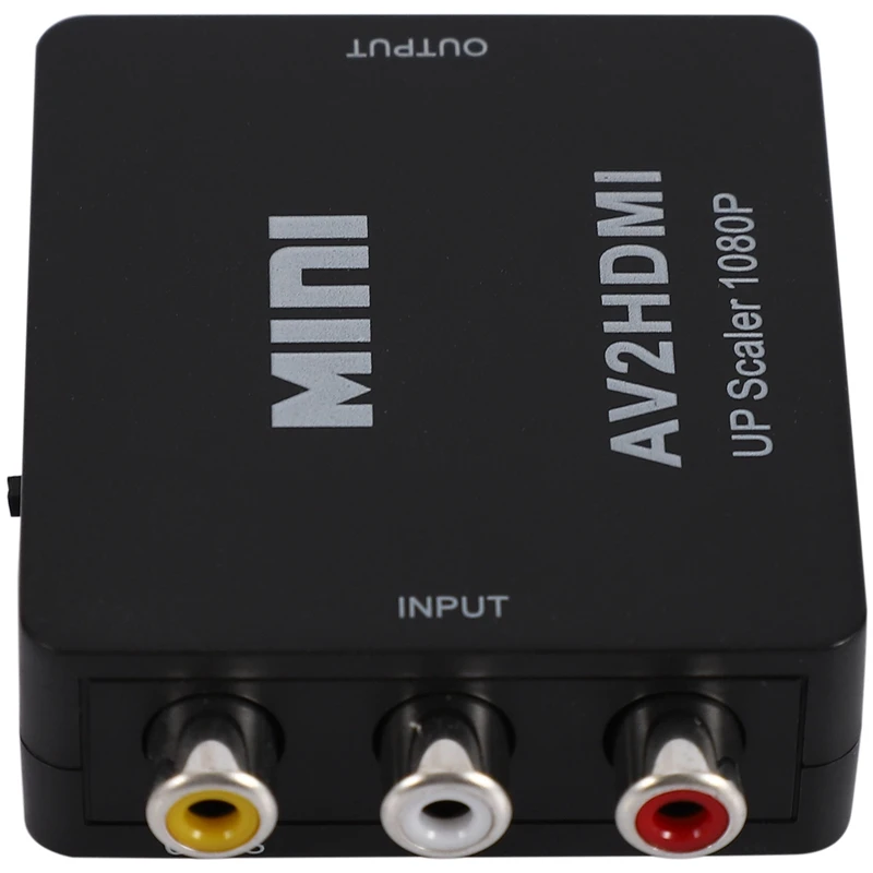 Переходник с RCA на HDMI AV 1080P Mini Composite CVBS HD видео аудио адаптер для PS3 PS4 STB VHS VCR камеры