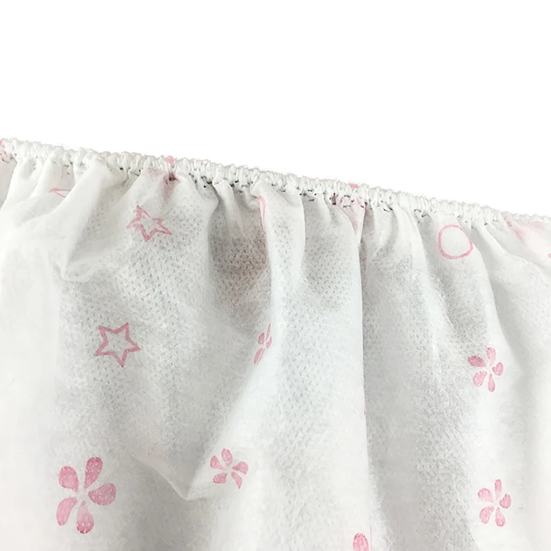 

Disposable Women's Underwear Floral Print Non-Woven Paper Underwear Briefs