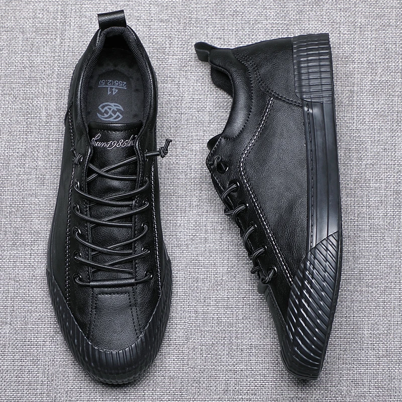 Новые дизайнерские мужские кожаные повседневные туфли Сезон весна-осень Модные