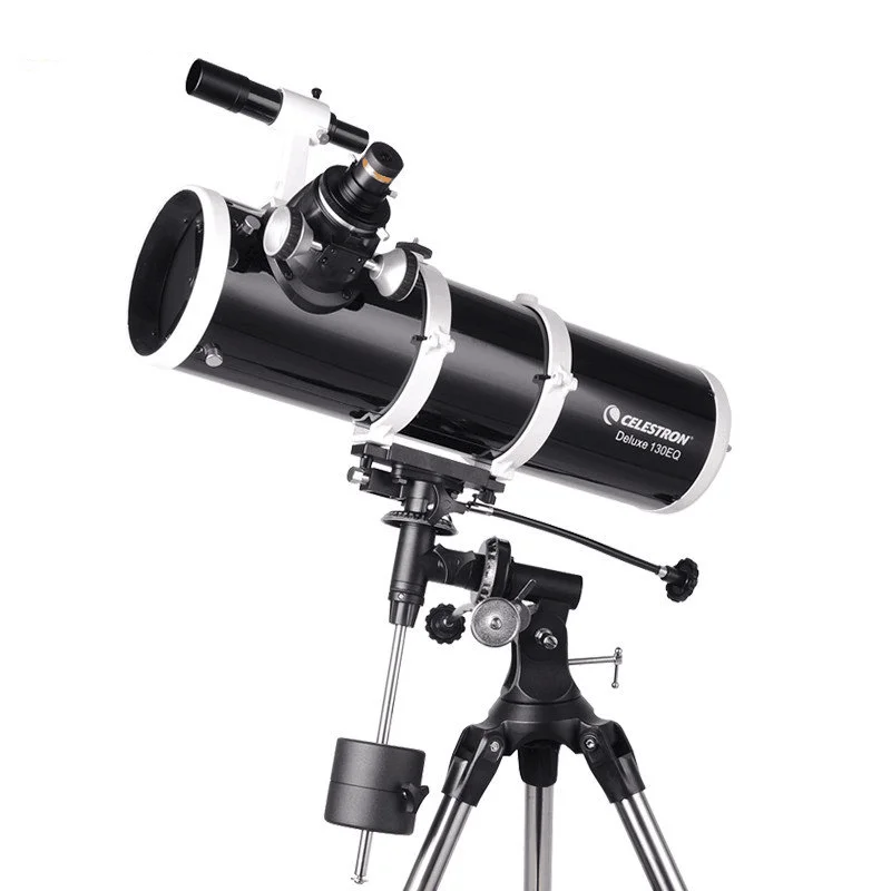 

Celestron Deluxe 130 EQ Astronomical Telescope 130/650mm Reflective EQ2 Equatorial Mount Enhanced Stainless Steel Tripod