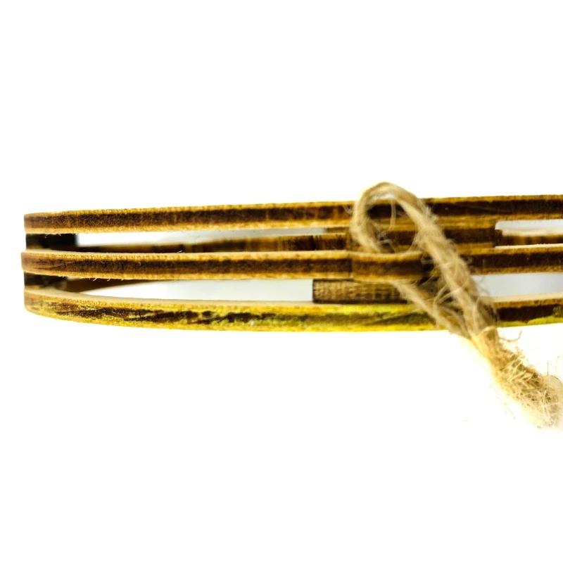 

Wooden Oval Rabbit Bunny Hanging Pendant Ornaments Easter Decorations DIY Handcraft Party Decor