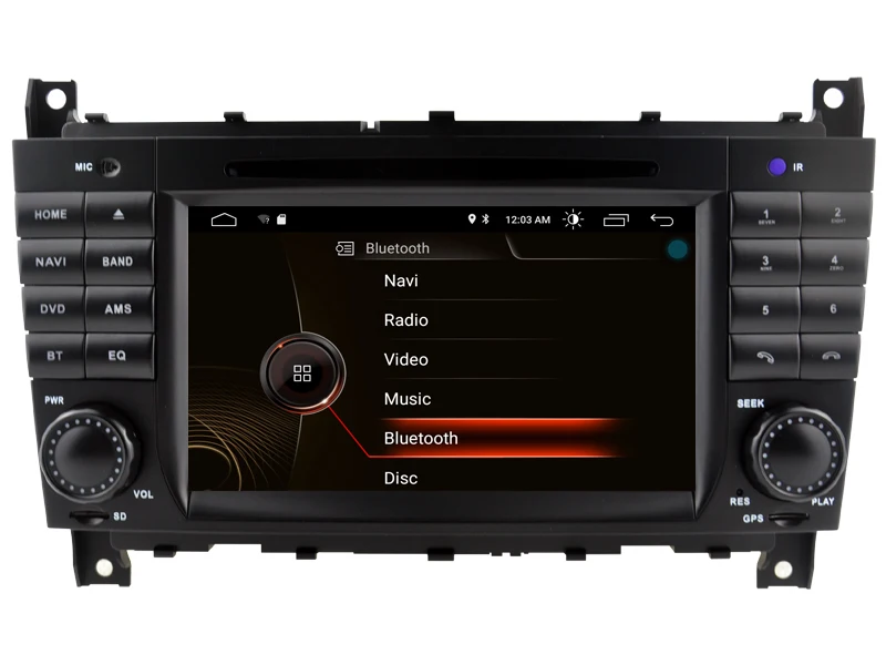 Автомобильный DVD-проигрыватель Android 9 0 для Mercedes Benz C- W203 2004-2007 CLK W209 2004-2005